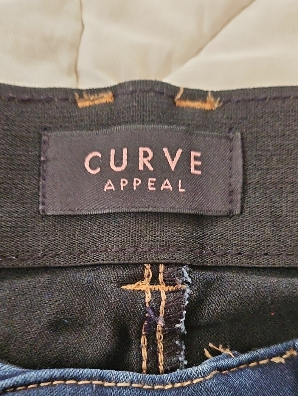 Curve Appeal -  High Rise Jeans w/ Comfort Waistband - Picture 6 of 7